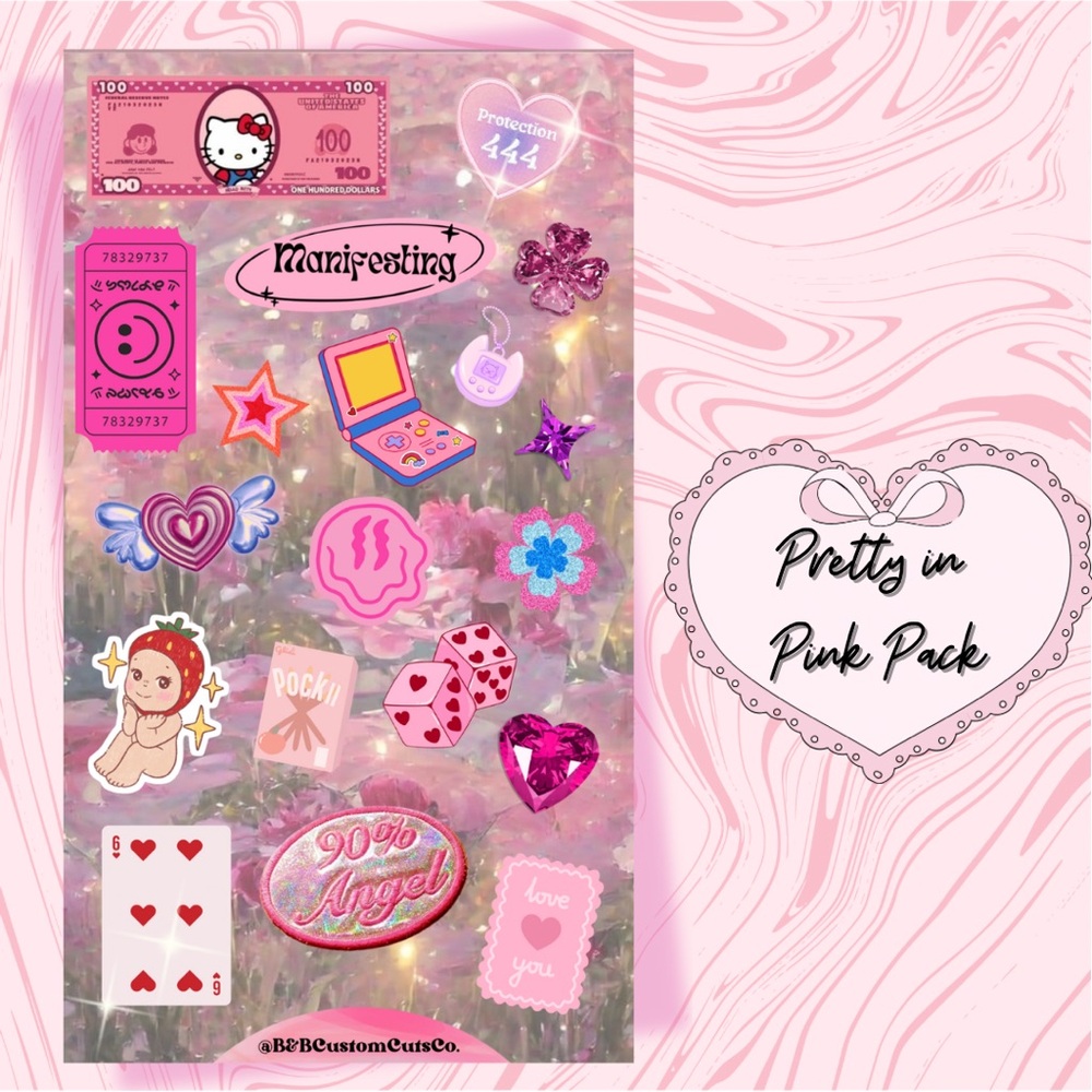 Pretty in Pink Sticker Pack